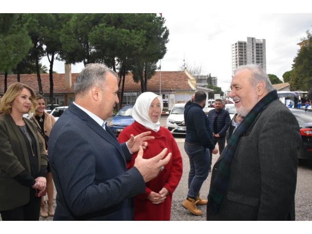 BAŞKAN ÇERÇİ İLBER ORTAYLI’YI AĞIRLADI