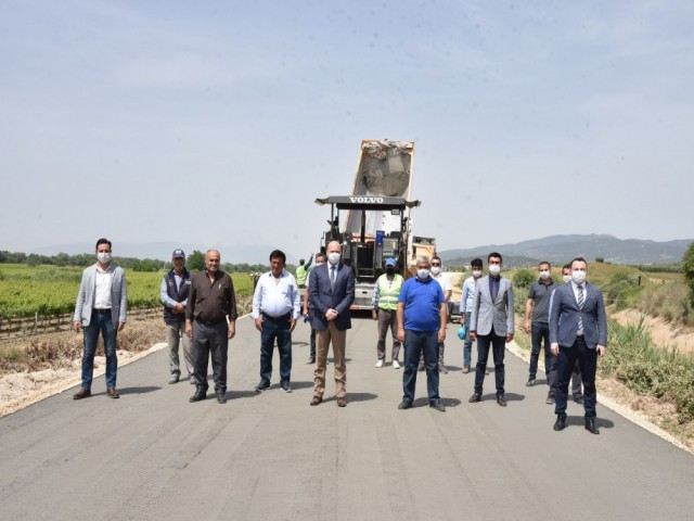 3 İLÇE ARASINA BETON YOL UYGULANDI