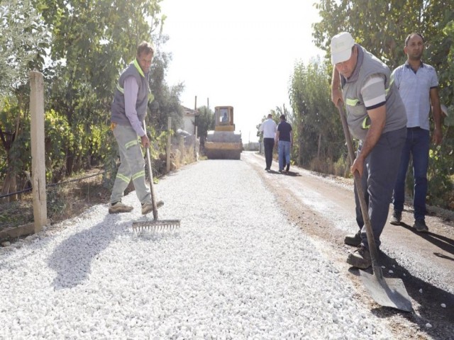 ÜZÜM BAĞLARI TOZDAN KURTULDU