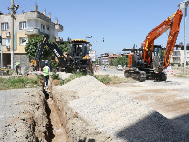 YAĞMUR SUYU ALTYAPI ÇALIŞMALARI BAŞLADI