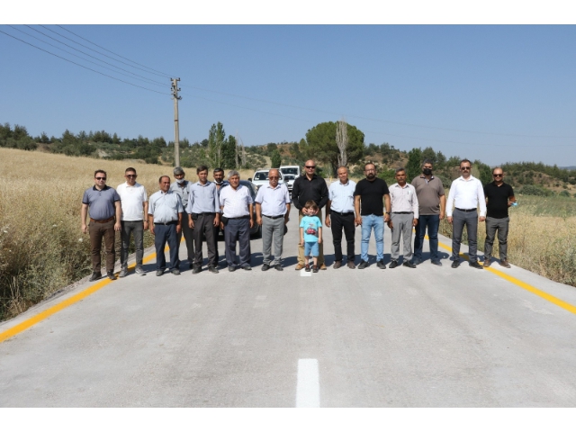 BETON YOL İLÇELERİ BİRBİRİNE BAĞLADI