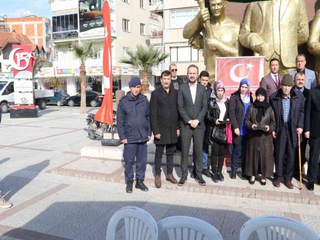 TURGUTLU'DA ŞEHİTLER UNUTULMADI