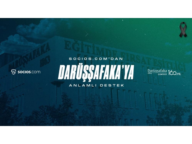 DARÜŞŞAFAKA'YA ANLAMLI DESTEK