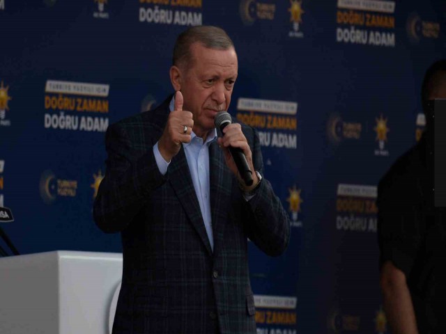 CUMHURBAŞKANI ERDOĞAN : KİMSE ÖNÜMÜZÜ KESEMEZ