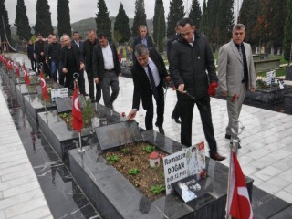 SOMA'DA MADENCİLER ANILDI