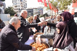 BÜYÜKŞEHİR'DEN ŞEHİTLER İÇİN LOKMA HAYRI