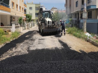 TURGUTLU'DA YOL ÇALIŞMALARI SÜRÜYOR