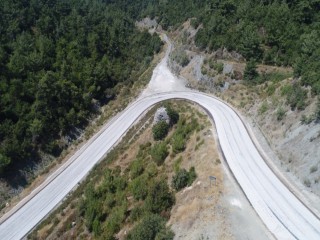 HEYELANDAN ZARAR GÖREN YOL YENİLENDİ