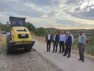 ARA BAĞLANTI YOLU ASFALTLANIYOR