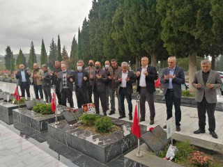 MADEN ŞEHİTLERİ MEZARI BAŞINDA ANILDI