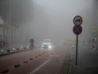 Kula yoğun sisin etkisi altında