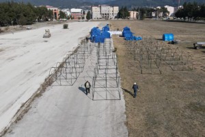 DÖRTYOL'A ÇADIRKENT KURULUYOR