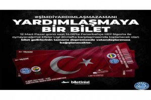 MAÇIN GELİRİ DEPREMZEDELERE