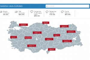 MANİSA'DA HAVA DURUMU