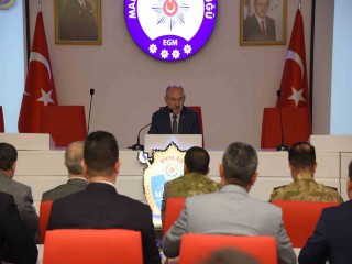 MANİSA'DA SEÇİM GÜVENLİĞİ TOPLANTISI YAPILDI