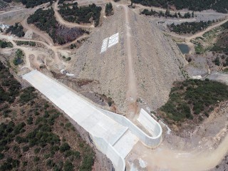 ÇAMÖNÜ BARAJI'NDA SU TUTULMAYA BAŞLADI